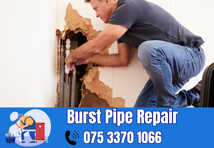burst pipe repair Herne Bay